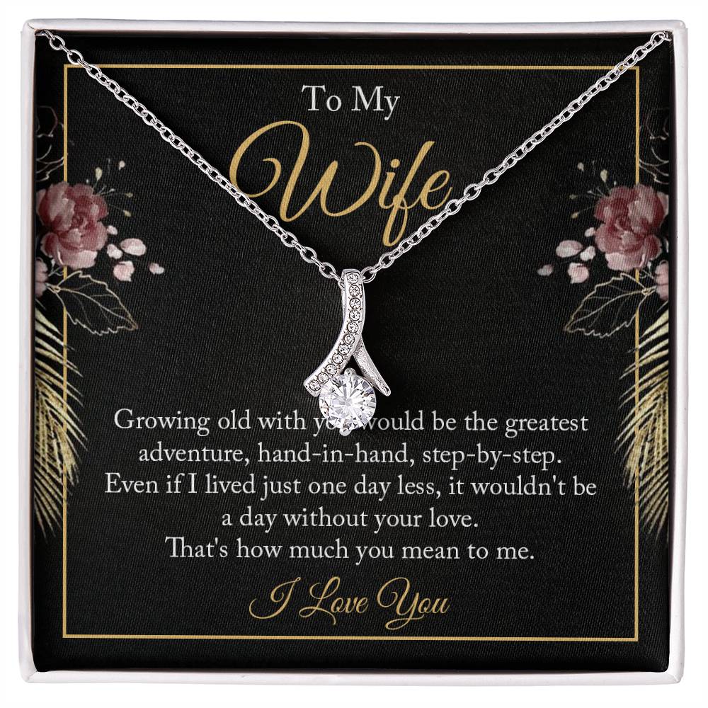 To my wife